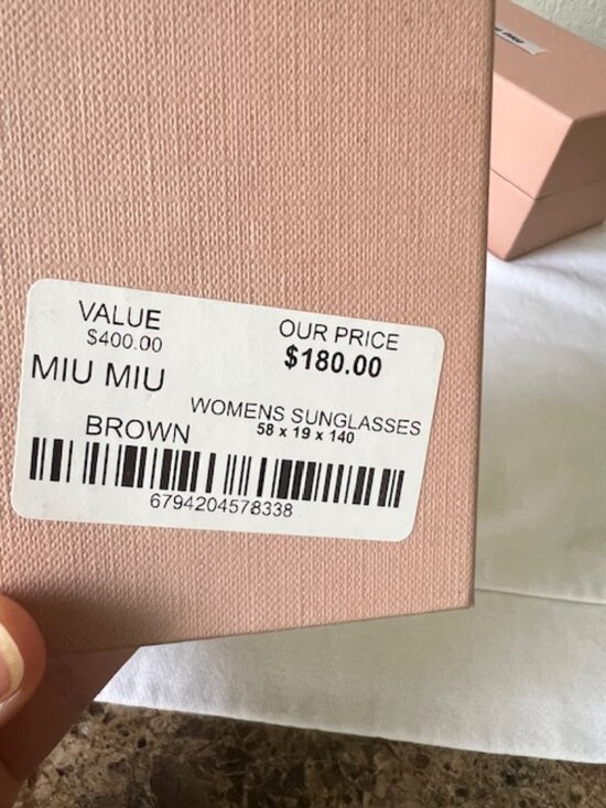 MIU MIU MU01LS GAM2I1 WOMANS SUNGLASSES